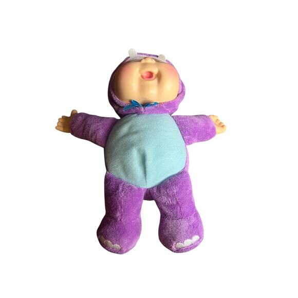 Bundle of 2 9in Cabbage Patch Kids Cuties Exotic Friends Emmett Hippo & Flamingo - Picture 14 of 16